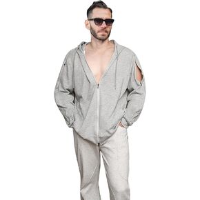 Dialysis Sweatshirts with Two Way Arm Access Zip，Unisex Dialysis Access Sweatshirt for Hemodialysis