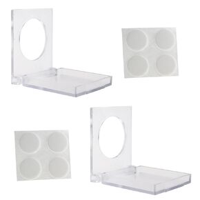 2PCS Diamond Painting Accessory Lamp Cushion Switch Cover Diamond Art Lamp Cushion Touch Button Protective Cover PC Home Appliance Touch Switch Aperture 19mm with Acrylic Mounting Adhesive