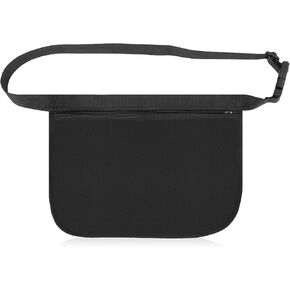 Yardwe Adjustable Tennis Ball Holder, Pickleball Waist Pouch Holder Tennis Ball Storage Bag Tennis & Pickleball Accessory, Holding 8-10 Tennis or Pickleball Balls