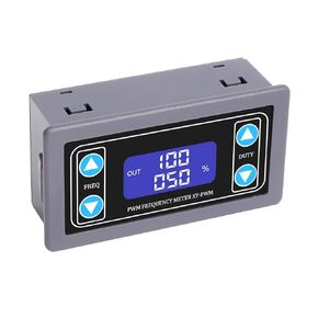 Signal Generator, MiOYOOW 1Hz-150KHz 1-Channel Adjustable PWM Pulse Frequency Generator Module DC 3.3V-30V 5-30mA LCD Display Module