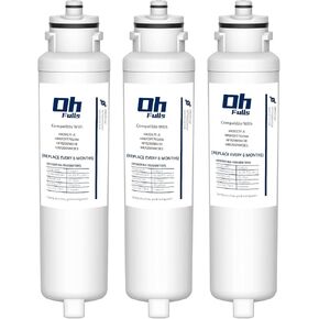 Water Filter HX2017F-A Replacement, Compatible with Hisense HX2017F-A, HX2017FR-A Water Filter Cartridge, 3 Filters Included