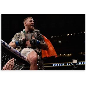 Conor Notoriouss McGregor Notorious Fight Canvas Poster Room Aesthetic Decorative Wall Art Print Family Bedroom Decor 16x24inch(40x60cm) Unframe-style