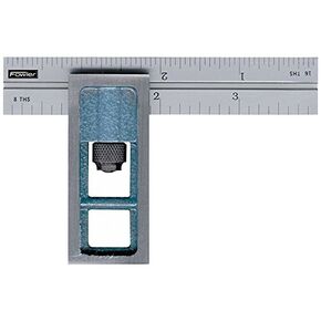 Fowler 52-435-000 Double Square with 4" Blade,Both 4" and 6" Blades,52-435-000-0