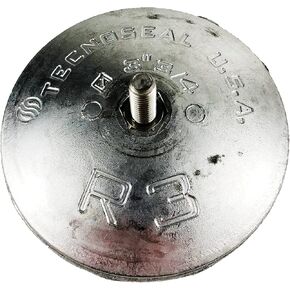 Tecnoseal R3 Rudder and Trim Tab Magnesium Anode for Fresh Water Use