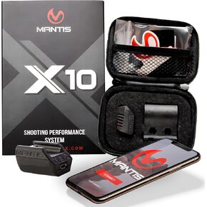 Mantis X10 Elite Shooting Performance System |Dry Fire Training System | Works with 9mm & Any Other Firearm | Score & Analyze Every Shot with Free App | Shooting Practice at Home