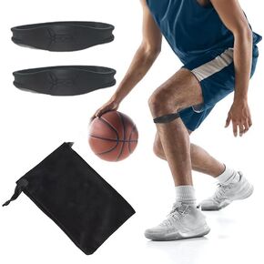 2 PCS Knee Strap Patella دعم: فرقة الركبة لتخفيف آلام الأوتار الرضفية - ركبة الركبة للاصطدامات الأوتار التي تدير رجال كرة السلة الرياضية (أسود+) in Kuwait