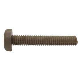 Polyetherketone (PEEK) Machine Screw, 8-32 x 1'' Long, Pan Head Phillip, 450 GL 30 Material Natural, (PK832-11PHP) Pack of 10