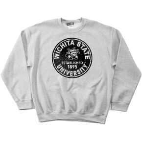 NCAA Wichita State Shockers 50/50 Blended 8-Ounce Vintage Circle Crewneck Sweatshirt