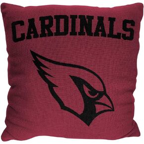 NORTHWEST NFL Decorative Football Throw Pillow - Premium Poly-Spandex - 14" x 14" - Home Decor - Stylish & Comfortable Pillow