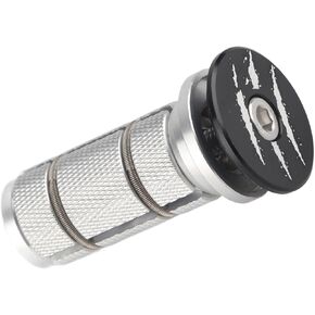 GLOGLOW Headset Expander Stem, Carbon Fiber Front Fork Compression Plug Aluminum Alloy Headset Top Fork Expander Bung Plug