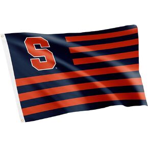 Desert Cactus Syracuse University SU Flag - 3 x 5 Feet Orange Banner, Indoor/Outdoor Durable Fabric, 100% Polyester Design (Style Q)