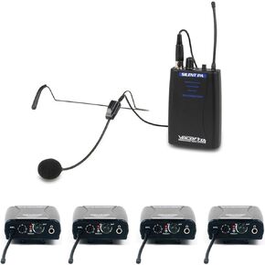 VocoPro One Way Communication System for TV and Film Production (SilentPA-IFB-4)
