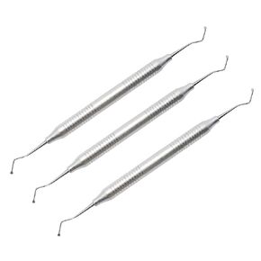 Dental Excavator Double Ended 1.2mm Spoon 17cm 3 Pcs Set EXC17 Restorative Endo Tools Endodontic Instruments