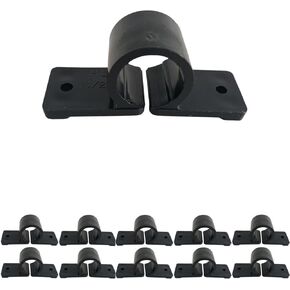 TenKe 50 Pack 2 Hole Pipe Clamp Strap for 1 inch PEX Pipe, CPVC, Copper Tubing Support (50PCS 1")