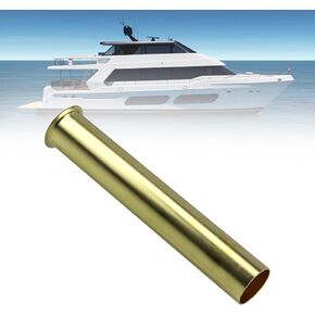 Sporacingrts Corrosion-Resistant Brass Drain Tubes – 6 x 1 Inches Smooth Design, Perfect for Transom, Motor Well, Live Well, and Baitwell, Set of 3"