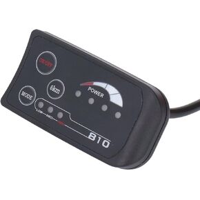 Electric Bike S810 LED Panel, Power Display 4 Wire 36V 48V Gear Memory Function Electric Bike LED Display for Modification for 22.2mm Handlebars