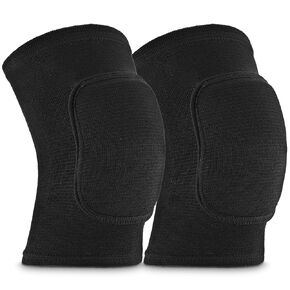 Sibba Compression Elbow Pads Arm Brace Support Fitness Arm Knee Protector Volleyball Basketball Breathable Elbow Wraps for Kids, Men and Women (Full Black, S)