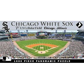 MasterPieces MLB Chicago White Sox Stadium Panoramic Jigsaw Puzzle, U.S. Cellular Field, 1000 Pieces