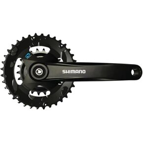 SHIMANO 7/8 Speed Mountain Bicycle Crankset - FC-M315-B2 - Black (Black - 170MM, 36-22T)