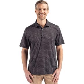 Cutter & Buck Pike Eco Shadow Check Print Recycled Mens Big & Tall Polo