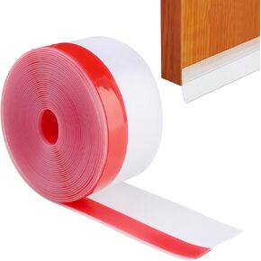 emvanv الطقس تجريد الشريط ، 5M × 45 مم تجريد من الطقس السيليكون ، ختم للباب تحت القاع ، الفجوة ، الجانب ، باب الدش الزجاجي ، الباب المنزلق ، النوافذ (أحمر) in Kuwait