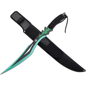 Snake Eye Tactical Green & Black Fantasy Desgin Ninja Sword Comes with Nylon Sheath