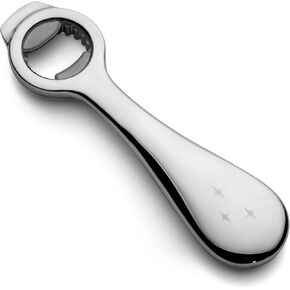 Midnight Open All-in-One Bottle and Can Opener, Ergonomic Design, Stainless Steel