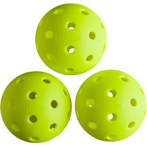 WILSON TRU 32 Pickleball Ball - 3 Balls, Yellow