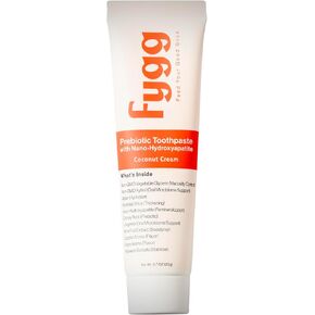 Nano Hydroxyapatite Travel Toothpaste (Coconut Cream, .7 Oz) - Fluoride & SLS Free Toothpaste with Hydroxyapatite - nHA Toothpaste for Sensitive Teeth - Remineralizing Toothpaste