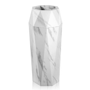 WICHEMI Indoor Outdoor Trash Can Stainless Steel Commercial Trash Can with Lid, Removable Inner Bucket Industrial Metal Garbage Can for Home, Office, Restaurant Elevator Entrance - 13 Gallon