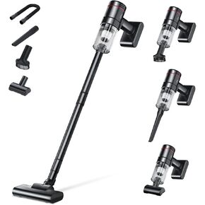 Cordless Vacuum Cleaner for Home, Stick Vacuum with Smart Display & Auto Mode, Lightweight Vacuum for Hair/Woodfloor/Living Room/Bedroom