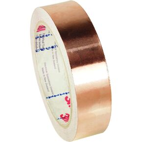 3M 1181 Copper Tape - 1/4 in Width x 18 yd Length - 2.6 mil Total Thickness - 35083 [PRICE is per ROLL]