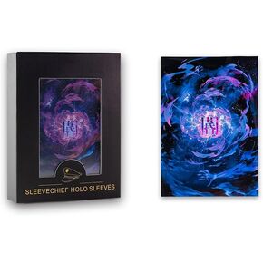 SleeveChief ® Premium Design Trading Card Sleeves | Ultra Durable TCG Game Sleeves with Holo- Effect Backprint | Fit as YuGiOh Sleeves, MTG Card Sleeves & More | Standard Size | 70 Pcs
