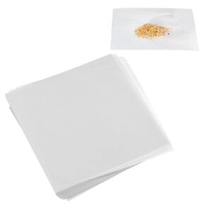 500PCS 75X75mm Non-Absorbent Nitrogen-Free Gloss Paper Sheets Cellulose Weighing Paper Weighing Paper for Scale Measurement Samples Transfer Laboratory Sample Weighing Paper