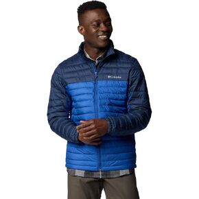 Columbia Men's Silver Falls II Jacket, Mountain Blue/Collegiate Navy, Medium