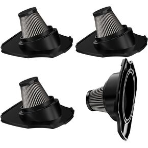 TEMOLA 4PCSHandheld Vacuum Cordless for TEMOLA TS15 and TS15BS, Replacement HEPA Stainless Steel Filter Kit, Washable and Reusable HEPA Stainless Steel Filter with Effective Filtration