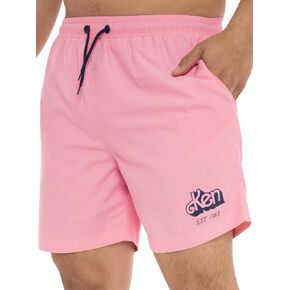 Barbie Ken Mens Swim Shorts| Ken Doll Mens Swimming Trunks | Official Merchandise