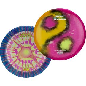 Discraft Z Fly-Dye Two Pack – Disc Golf Set | Buzzz & Nuke SS | Zone & Raptor | Sol & Avenger SS | Perfect for Men, Women, and Kids | Disc Weight, Color & Foil Will Vary