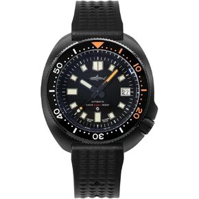 Heimdallr 44mm Stainless Steel Mens Automatic Watch, Sapphire Crystal NH35A Movement Dive Watch, Super-Luminova C3, 200 Meter Water Resistant
