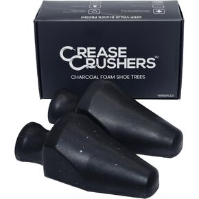 Charcoal Foam Shoe Trees | Premium Shoe Trees For Sneakers, Dress Shoes, And More |Crease Reducer |Odor Eliminator| 1-3 Pairs