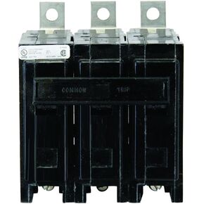 Eaton BAB3060H Bolt-On Mount Type BAB Industrial Miniature Circuit Breaker 3-Pole 60 Amp 240 Volt AC Quicklag, Color