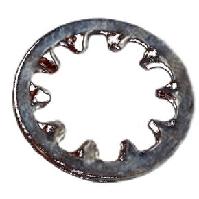 9/16"" Internal Tooth Lock Washers (Pack of 25), Zinc Plated Steel, Great for Machine Screws & Bolts - by Chipmunk Hardware, SS240120