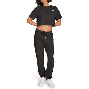 Starter Women's Extra Soft Embroidered Logo Casual Full Length Elastic Bottom Sweatpant