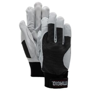 MAGID MECH201 Goatskin Leather Palm Mechanics Glove - 11/2XL (6 PR)