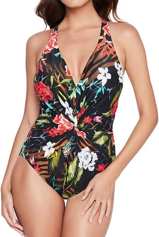 ساحة ملابس السباحة للسيدات من الطبيعة وجهت بطن السيطرة على كوب ناعم قطعة واحدة in Kuwait