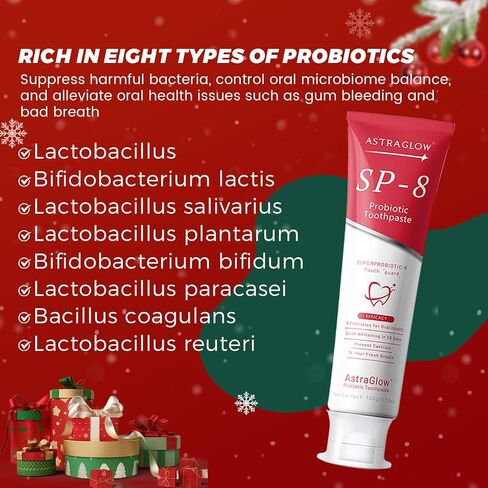 Super Probiotic SP-8 Toothpaste SP-8 Toothpaste Deep Cleansing Care Toothpaste SP-8 Fresh Breath（3PCS） probiotic Toothpaste AST in Saudi Arabia