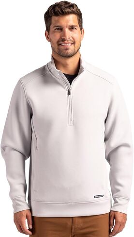 Cutter & Buck Roam Eco Recycled Quarter Zip Mens Pullover in Saudi Arabia
