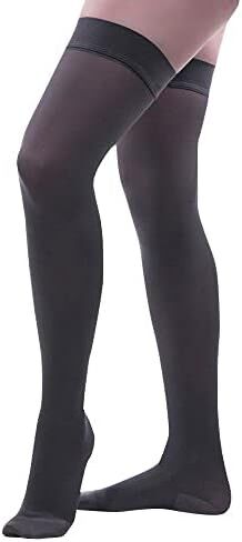 Allegro Womens 20-30 mmHg Compression Stockings, 263 Soft Opaque Microfiber, Thigh High Supports, Open Toe in Kuwait