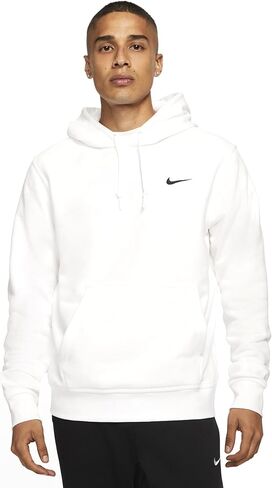 Nike Mens Fleece Pull-Over Hoodie (US, Alpha, XX-Large, Regular, Regular, White) in Saudi Arabia