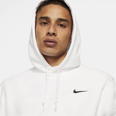 Nike Mens Fleece Pull-Over Hoodie (US, Alpha, XX-Large, Regular, Regular, White) in Saudi Arabia